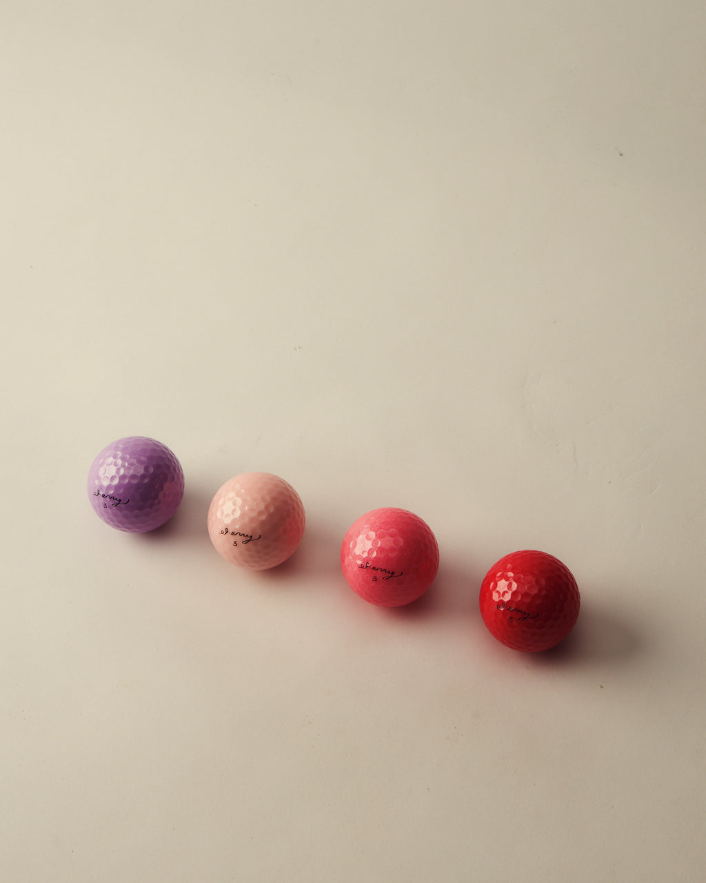 LOVERS GRADIENT MULTI COLOR GOLF BALL SET