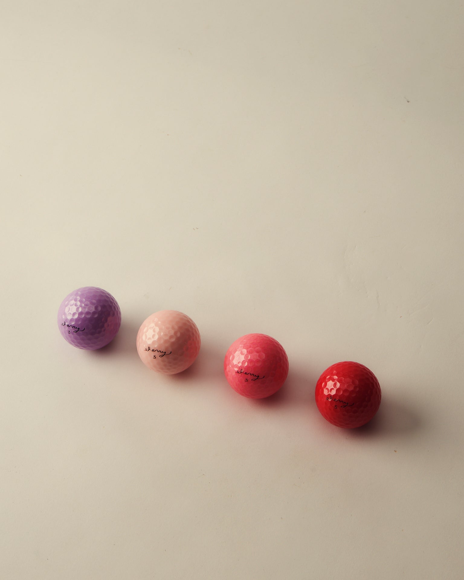 LOVERS GRADIENT MULTI COLOR GOLF BALL SET